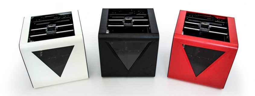 FABtotum Personal Fabricator 3d multipurpose printer red, white and black
