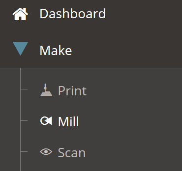 FABUI 3D printer software menu