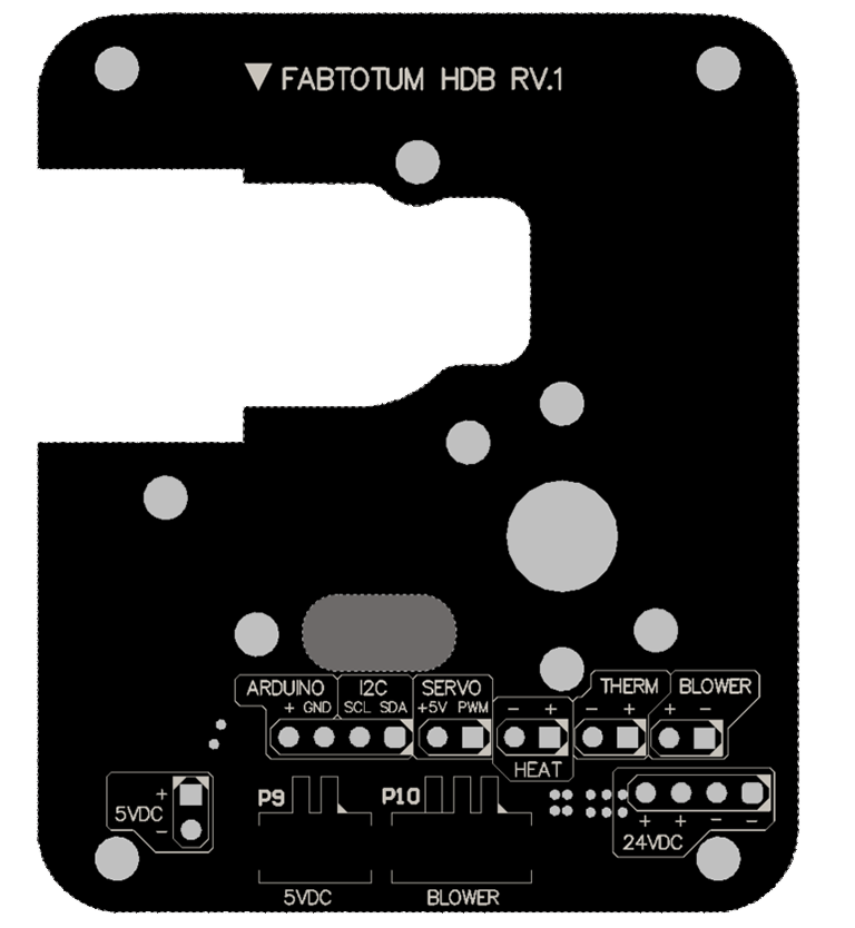 3D printer head development kit board