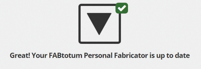 new release of the FABUI FABtotum user Interface