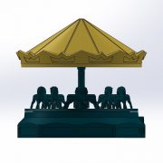 desgn project for a 3d printed carousel