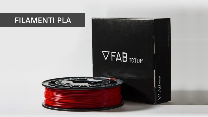 Scegli il filamento PLA per la tua stampante 3D sullo store di FABtotum
