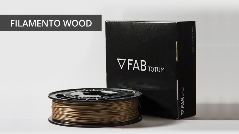Filamento wood per la tua stampante 3D sullo store di FABtotum