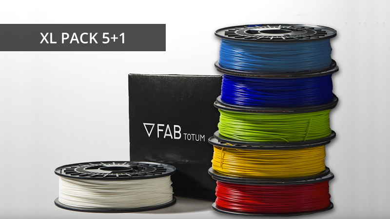 Filamenti in offerta per la tua stampante 3D sullo store di FABtotum