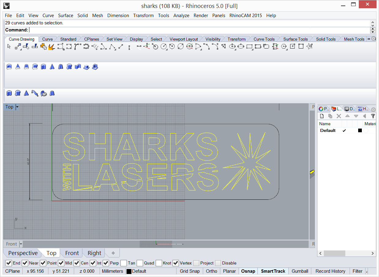 Come realizzare il design per l'incisione laser con un software CAD.