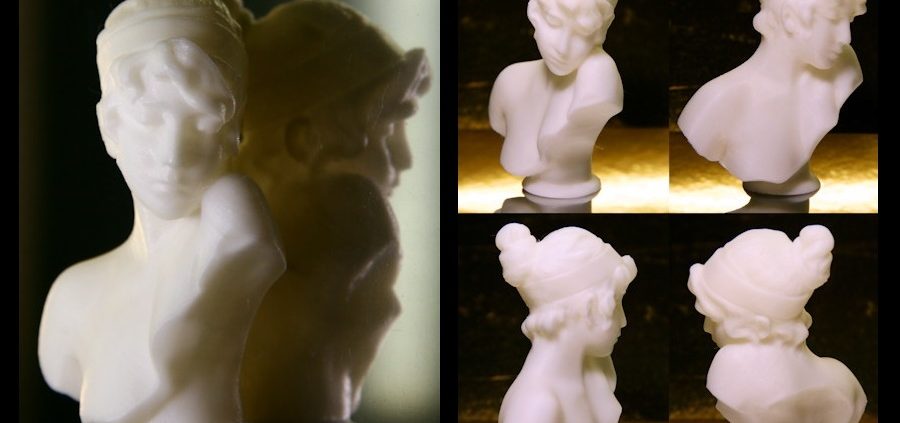 High quality 3D printing: Sapphos Head by FABtotum's Community