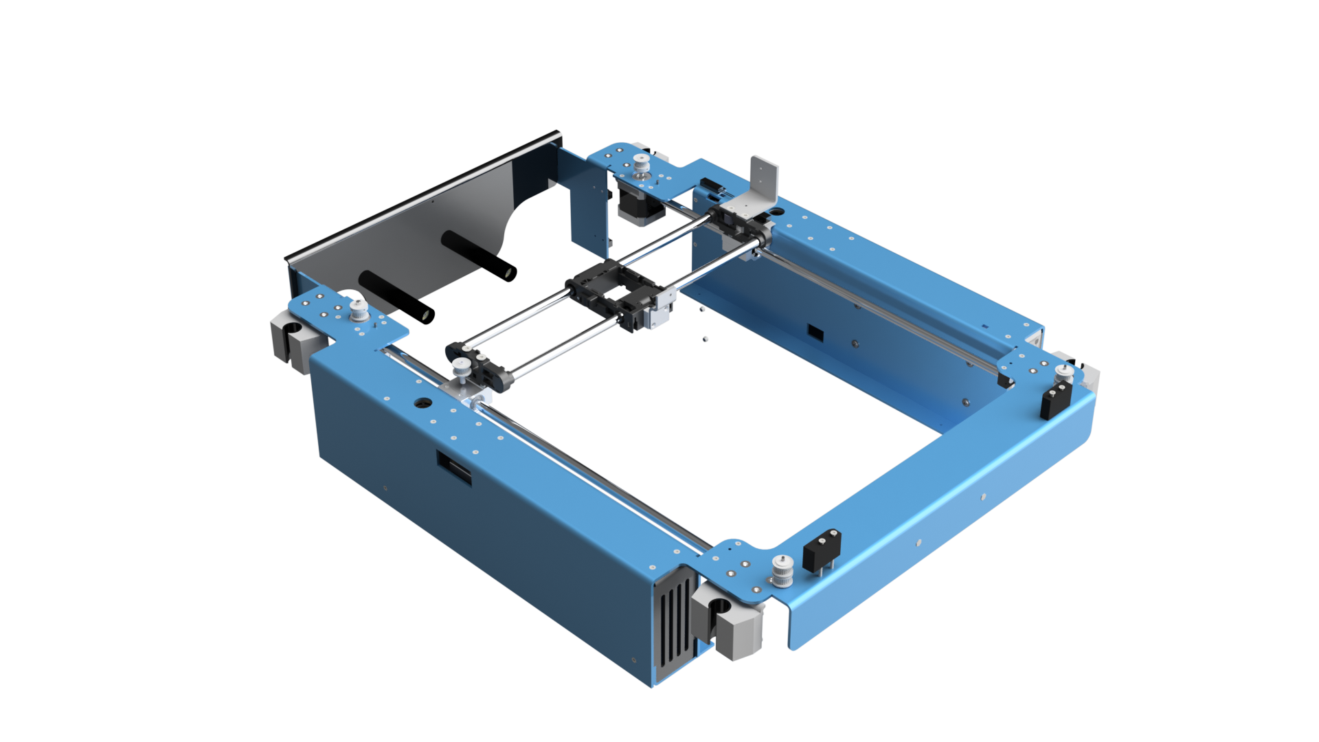 Hydra Core: a 3-Axis Gantry that can print on multiple surfaces.