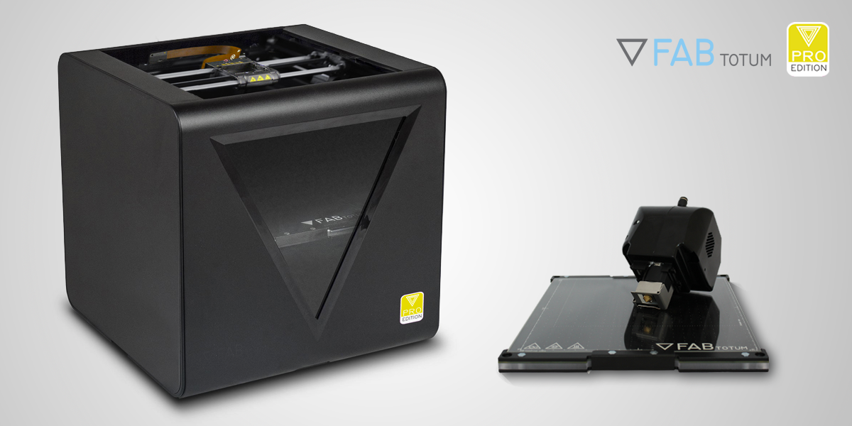 FABtotum Personal Fabricator PRO is the ultimate all in one and direct drive 3D printer