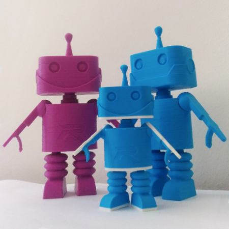 Robots printed with FABtotum Printing Head Lite