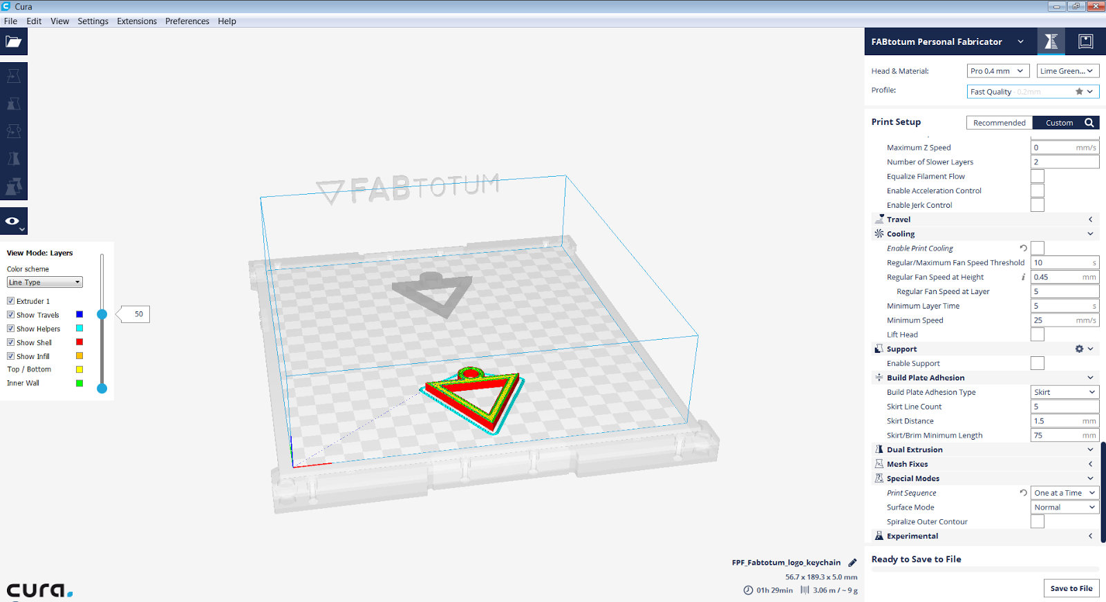 cura 3d printer software for mac