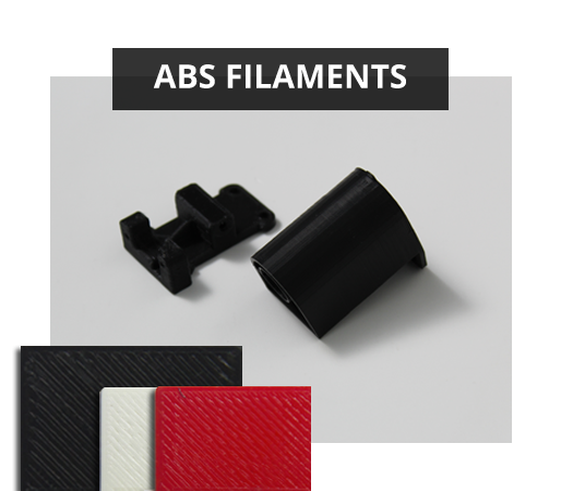 FABtotum ABS Filament, available in three different colors