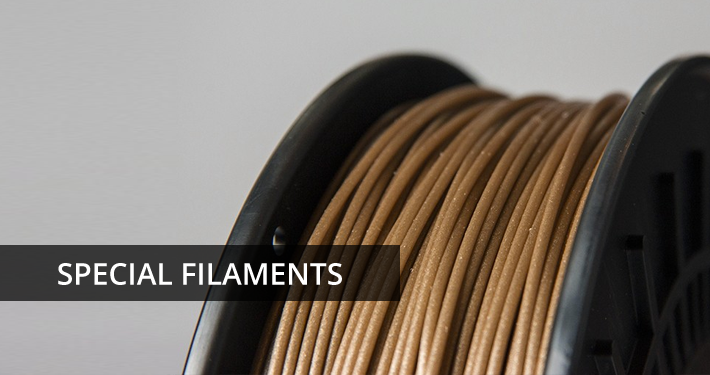 Find out FABtotum exotic and special filaments
