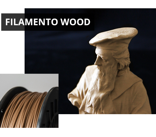 Filamento Wood di FABtotum