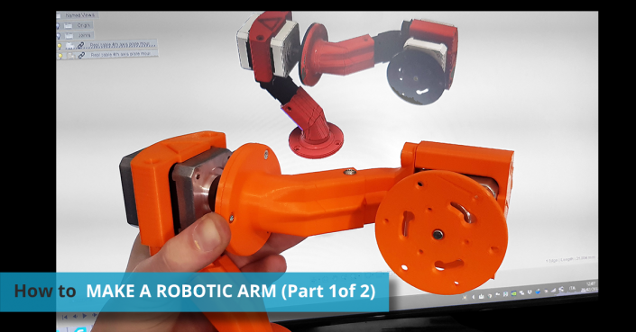 Making and 3D Printing a robotic arm with fusion 360 and FABtotum Personal Fabricator